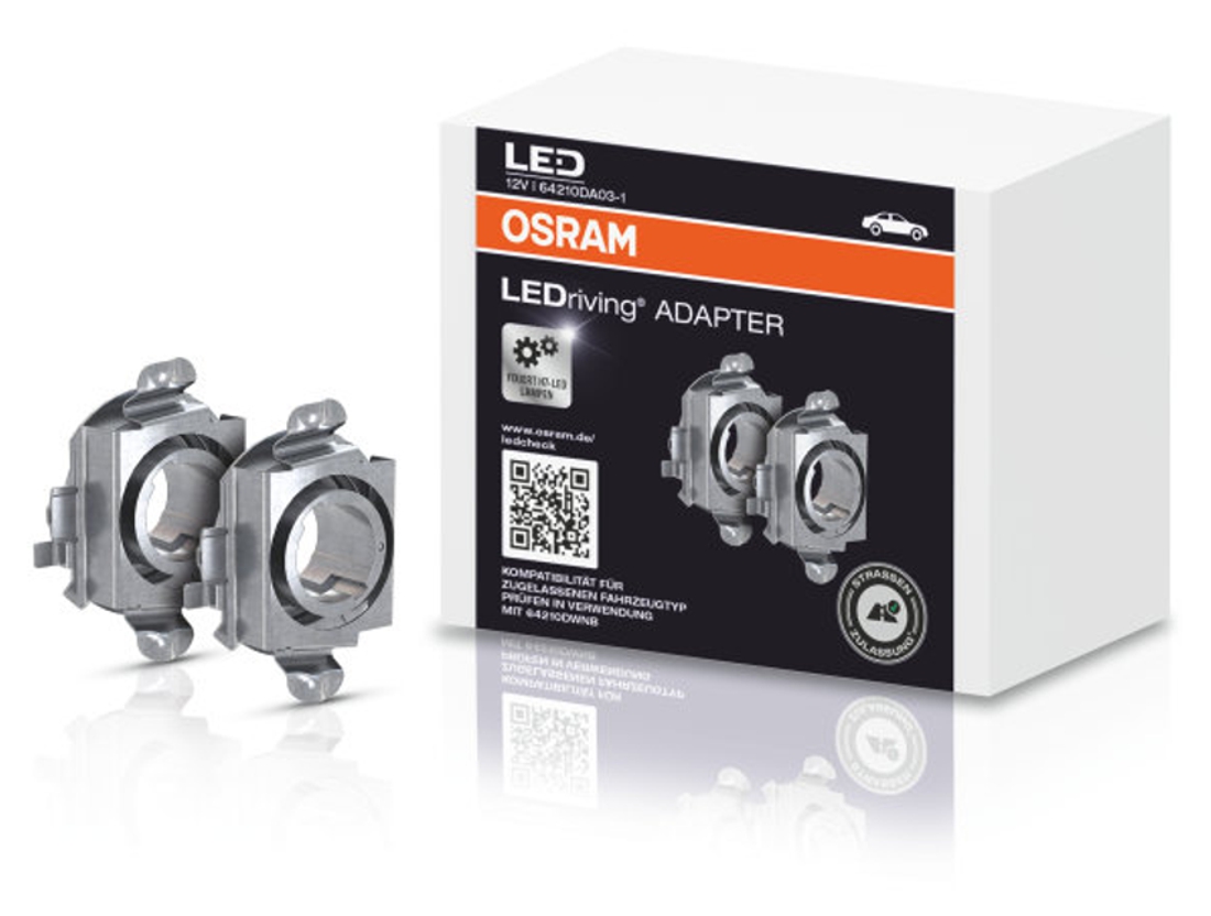 OSRAM Night Breaker H7 LED Nachrüstlampen + Adapter für VW Tiguan