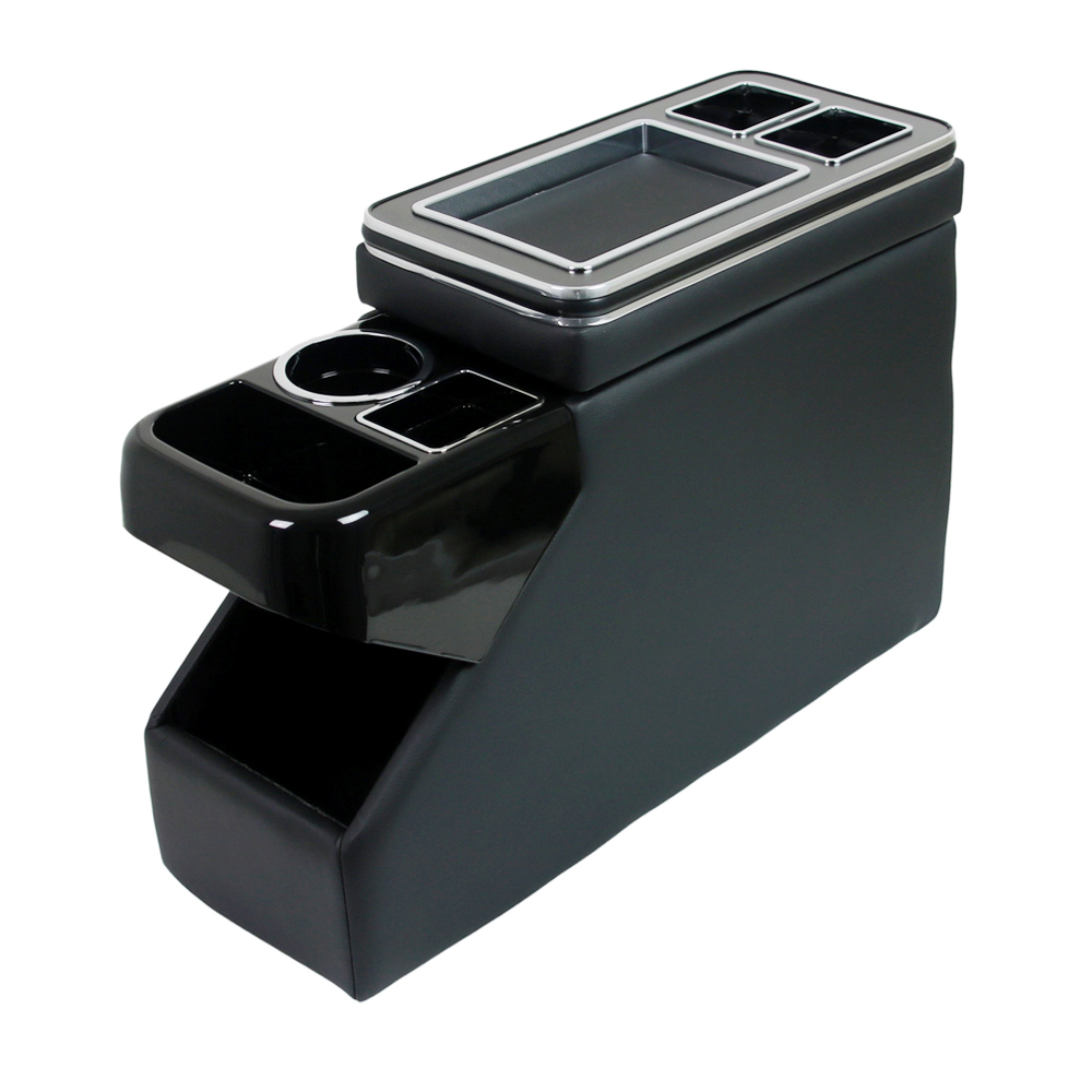 Black Edition USB Mittelkonsole Staufach für VW T5 T5 GP Facelift