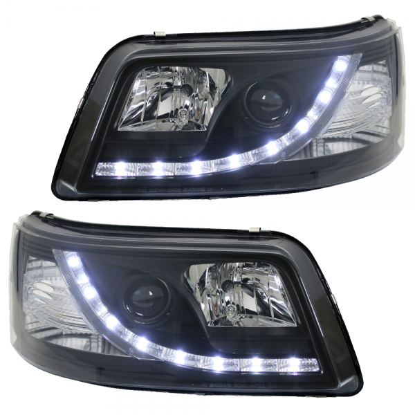 Scheinwerfer Drl Led Tagfahrlicht F R Vw T Bj Schwarz T Vw